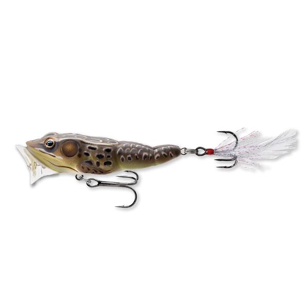 VOBLER LIVE TARGET FROG POPPER 7,5CM/14G TAN/BROWN