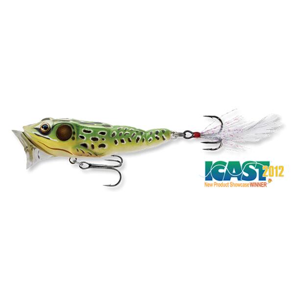 VOBLER LIVE TARGET FROG POPPER 6,5CM/7G GREEN/YELLOW