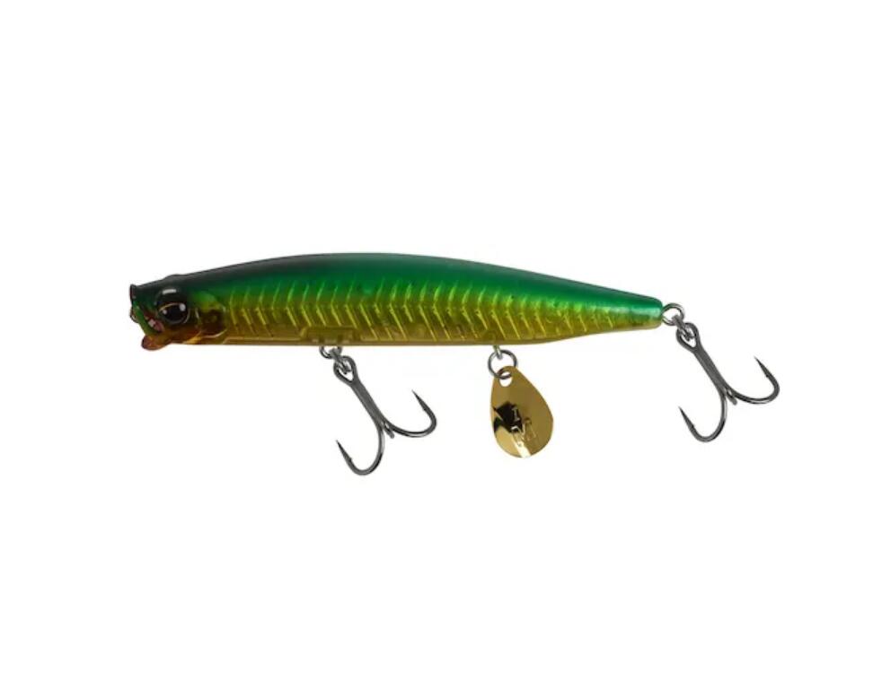 Vobler Mustad Vertebrata pencil sinking, 7.2 cm, 10 g, green gold