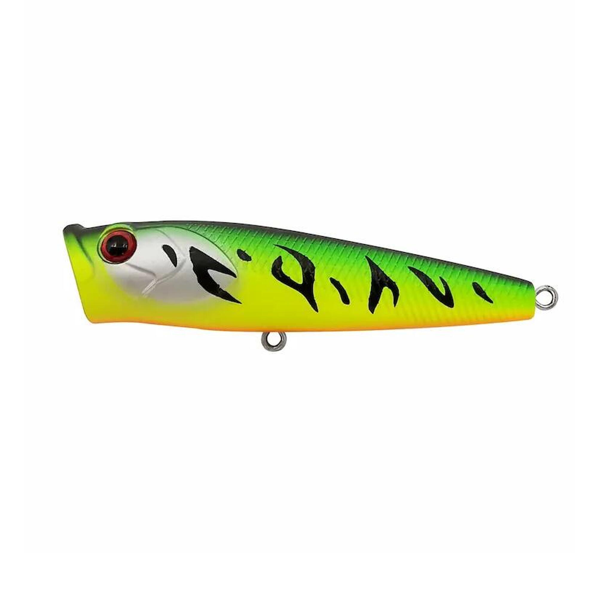 VOBLER MUSTAD BURPY POPPER 6,5CM / 6,3 GRAME, FIRE T