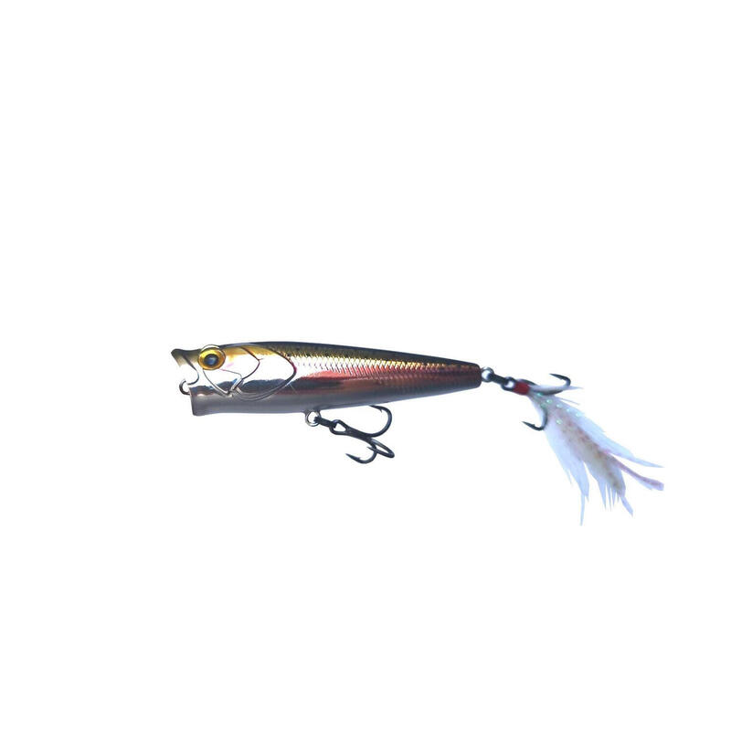 VOBLER MUSTAD BURPY POPPER, 6,5CM / 6,3G GRAME, RAINBOW