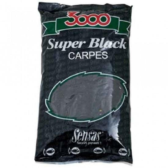 Zanęta Mieszanka Karpiowa Sensas 3000 Super Black Carpe 1Kg