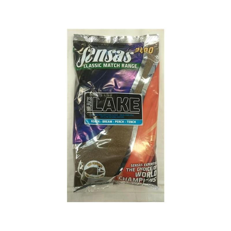 Zanęta Czarna Sensas 3000 Black Lake 1Kg