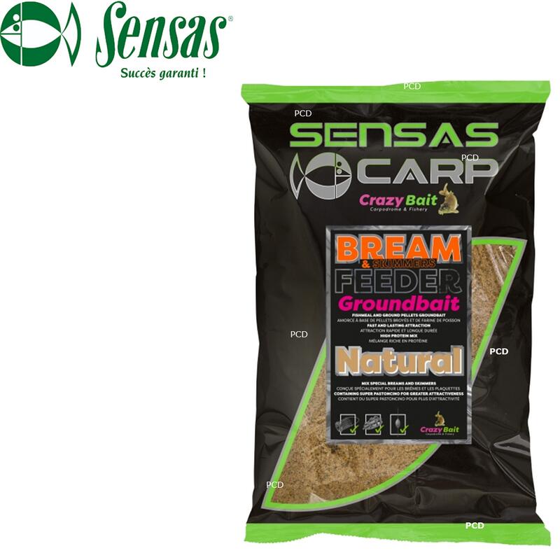 NADA SENSAS UK BREAM FEEDER NATURAL, 2 KG