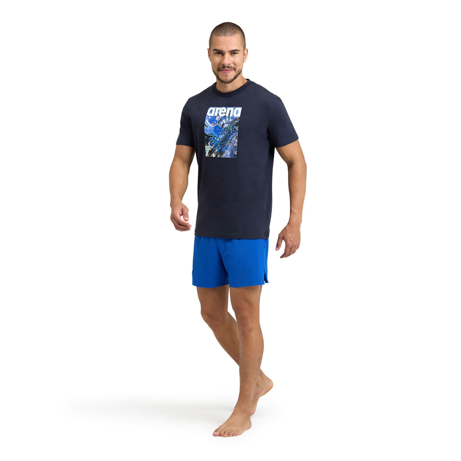 Camiseta esportiva Arena T-Shirt Solid Cotton 3/7