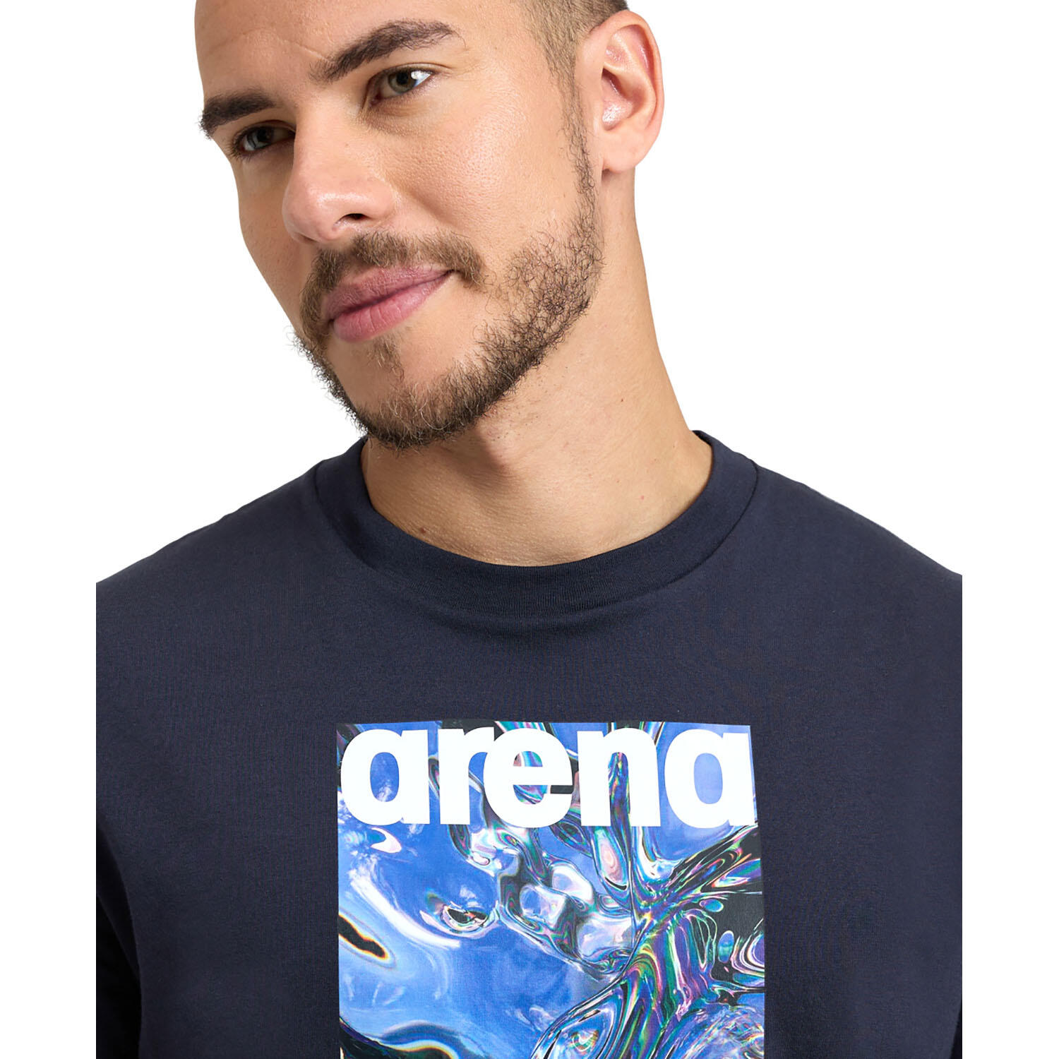 Camiseta esportiva Arena T-Shirt Solid Cotton 4/7