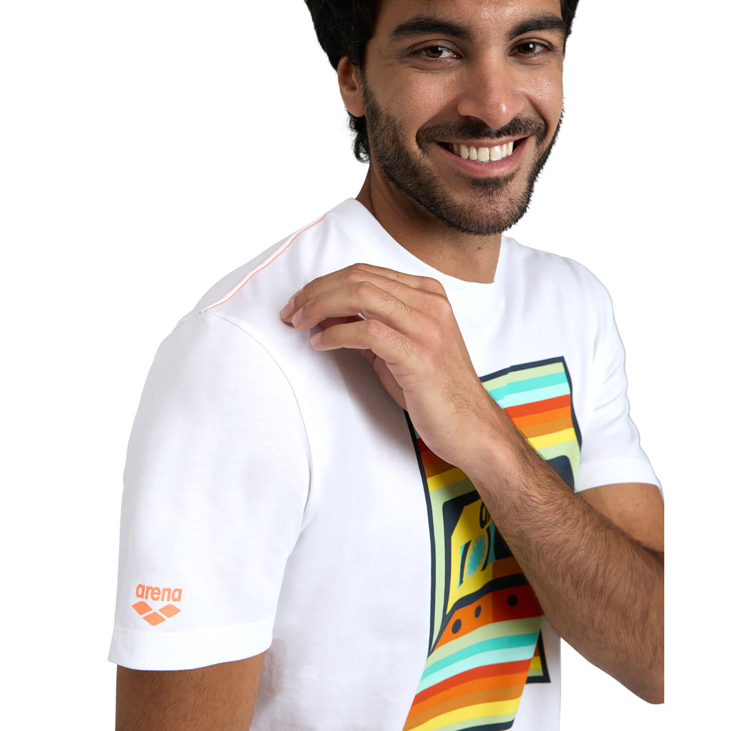 Camiseta esportiva Arena T-Shirt Solid Cotton 5/7