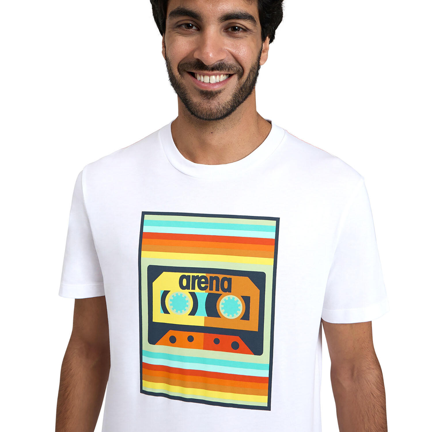 Camiseta esportiva Arena T-Shirt Solid Cotton 4/7