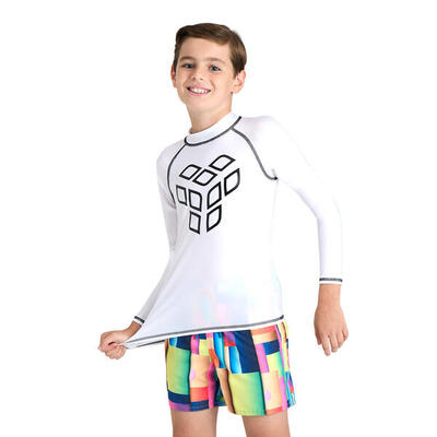 Top da nuoto Ragazzo - Rash Vest L/S Graphic