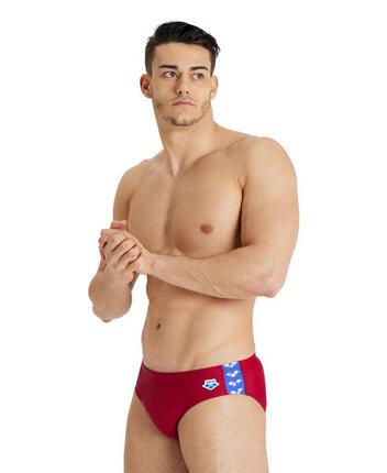 Badehose Slip Herren - Icons Solid