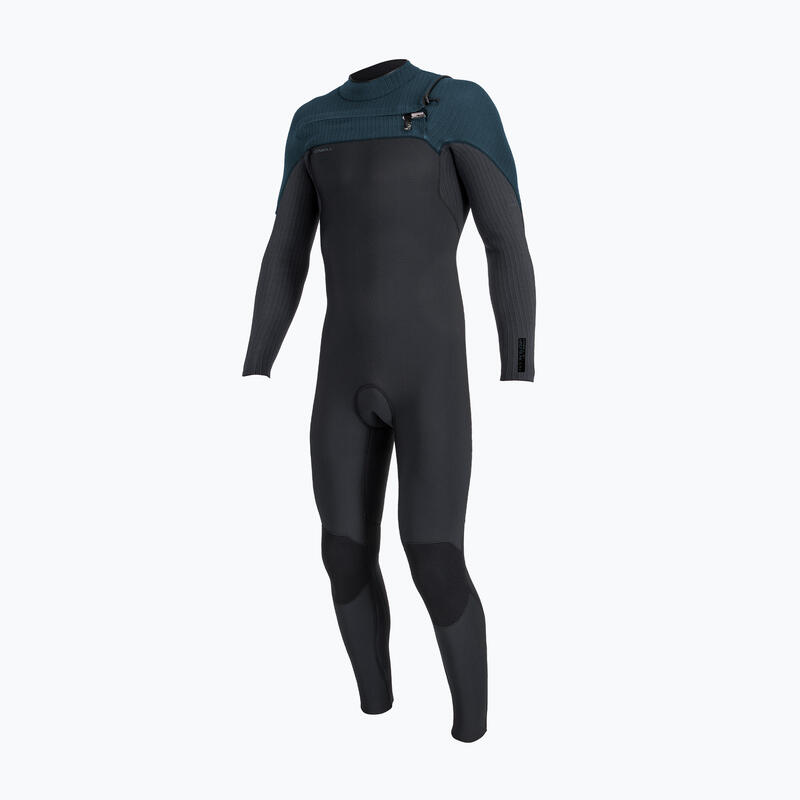 O'Neill Hombres Blueprint Windfreak 5/4+mm Chest Zip Gbs Neopreno - Black / Cad