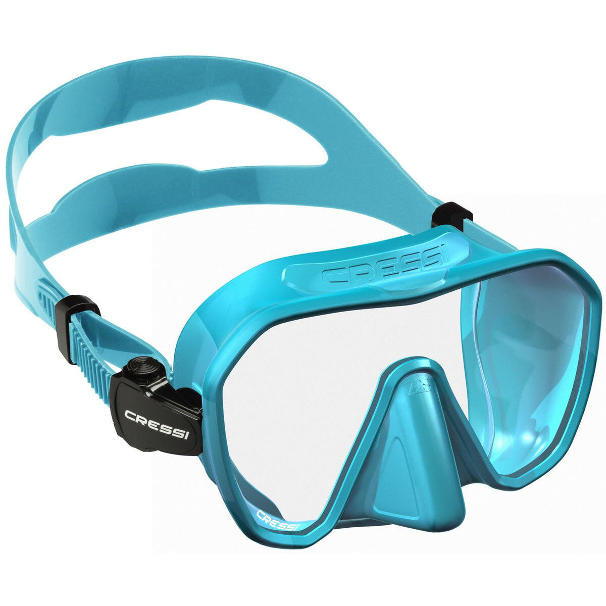 Mask　SBD CRESSI - SCUBA DIVING MASK ZS2 TURQUOISE | Frameless Wide View