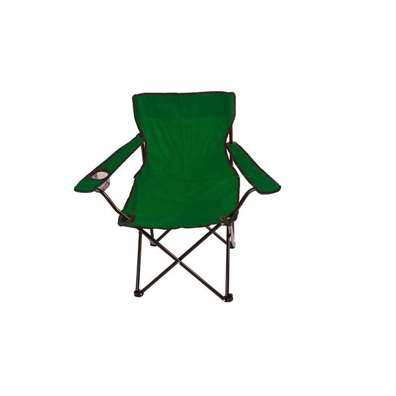 Silla de Camping Plegable de Acero con R JARDIN202 Verde Unidad