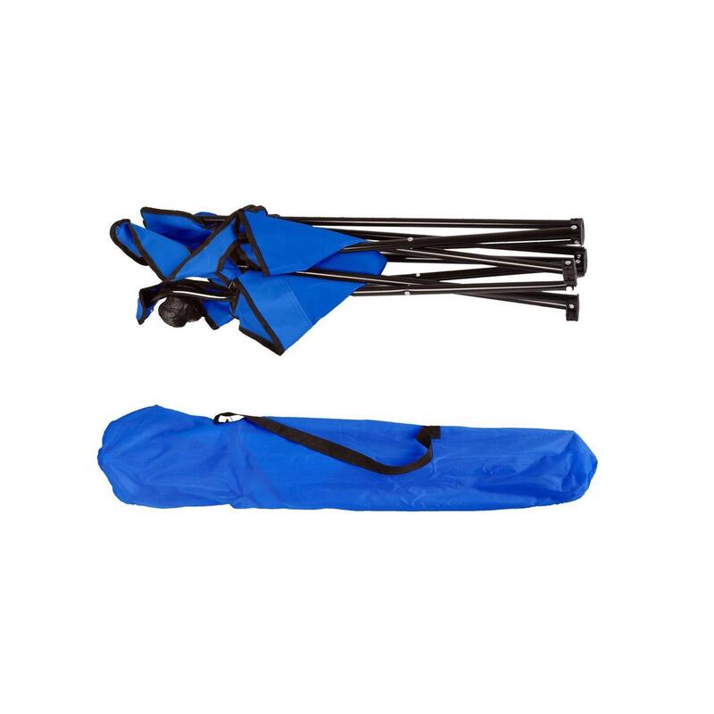 Silla de Camping Plegable de Acero con R JARDIN202 Azul Pack 2 uds