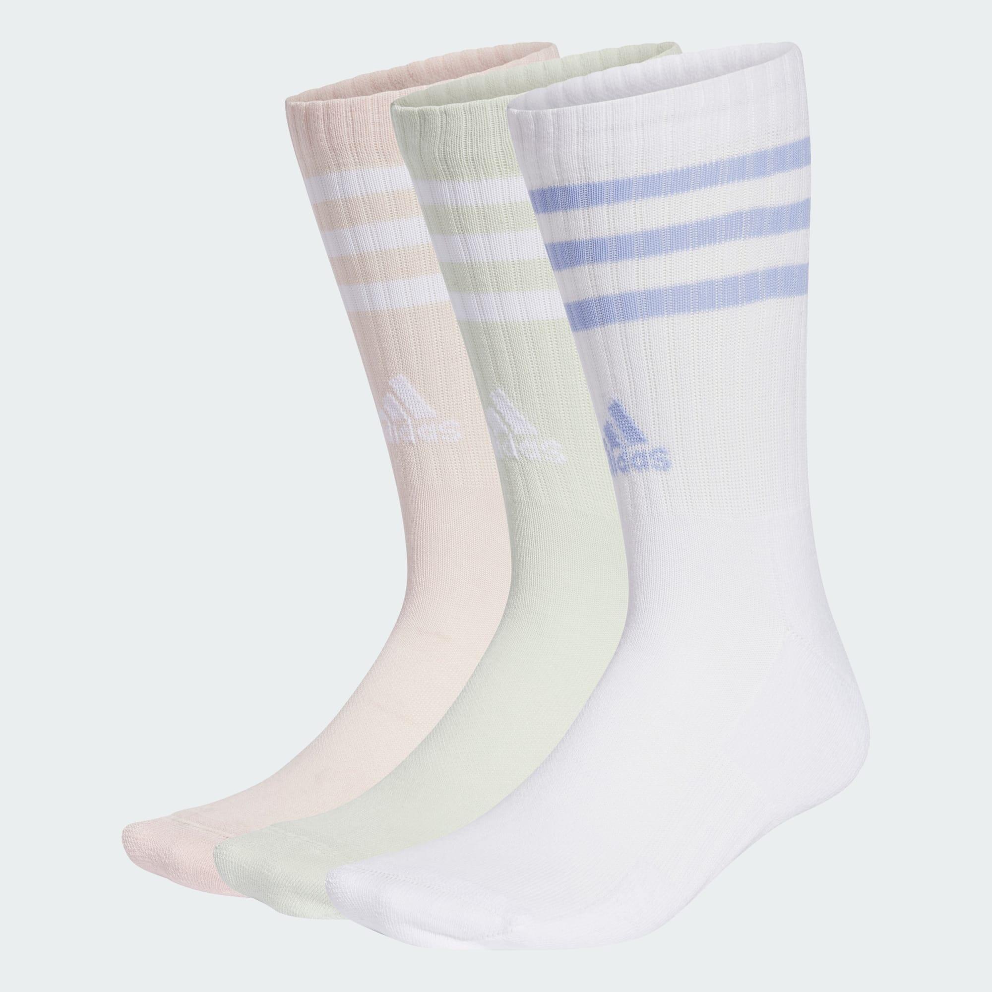 Meias de Cano Médio Acolchoadas 3-Stripes – 3 pares 2/2