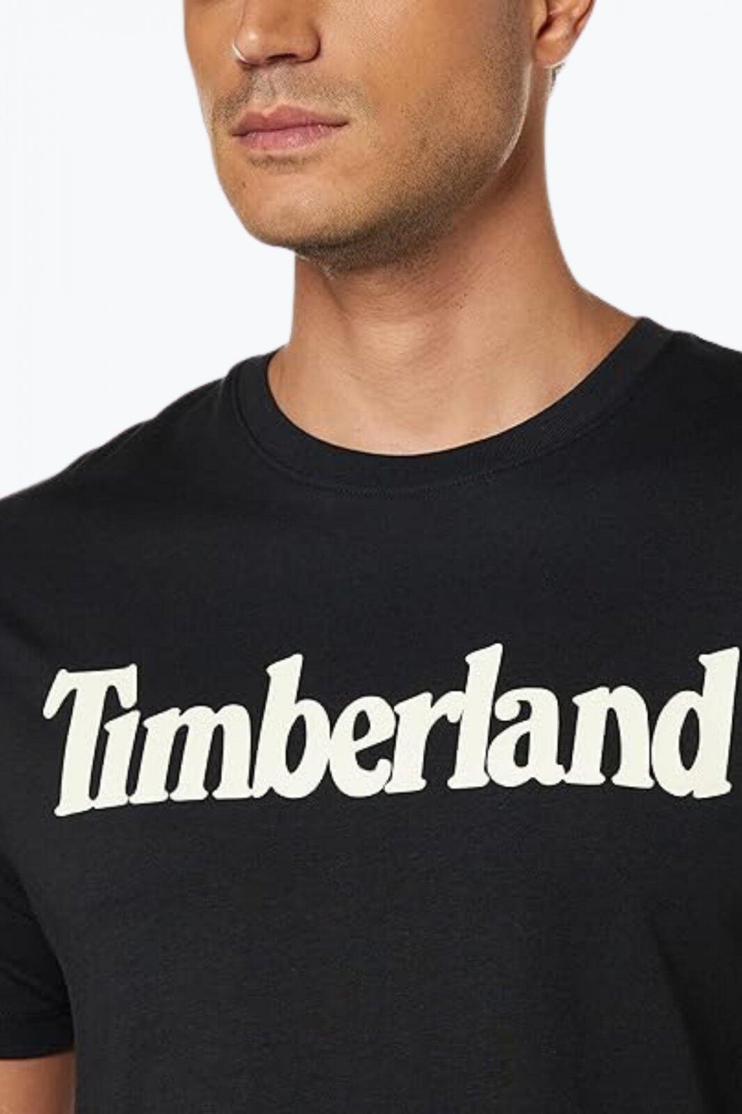 T-shirt uomo con logo lineare - Taglia L 3/4
