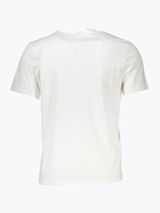Tricou barbati cu decolteu la baza gatului si imprimeu cu logo alb 2/2