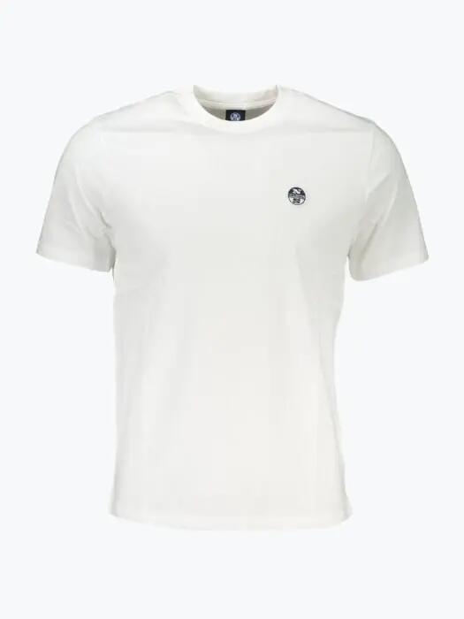 Tricou barbati din bumbac cu logo si croiala Regular fit, North Sails 1/2