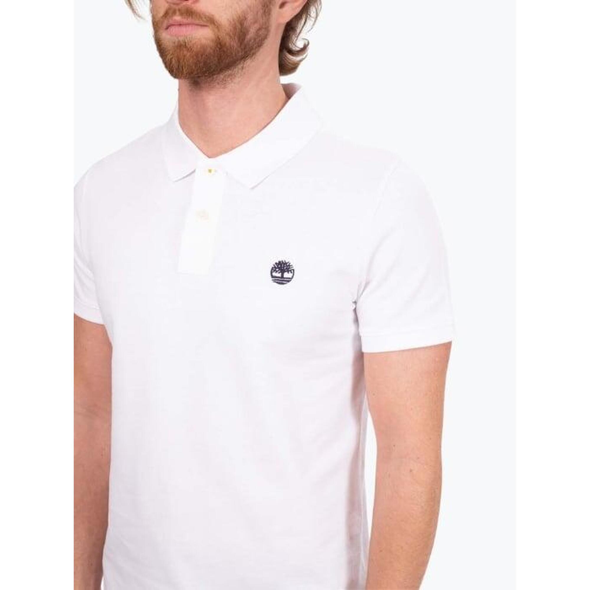 Tricou polo barbati cu croiala Regular fit si logo alb