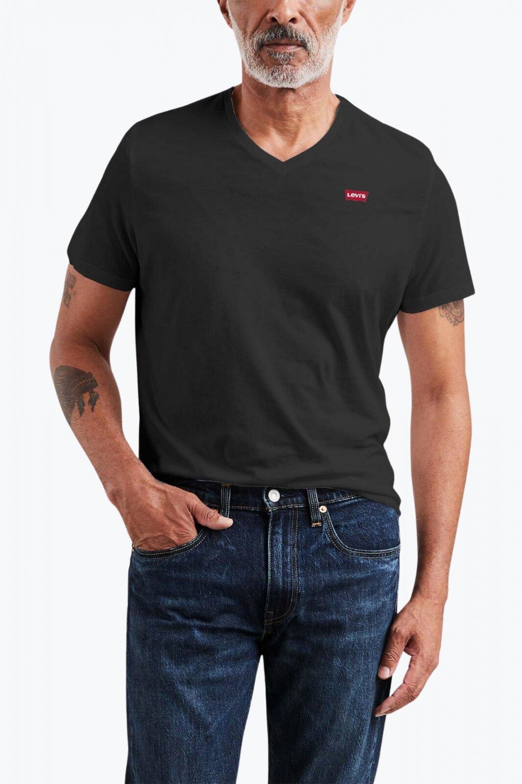 T-shirt Hommes Pack de 1 Confortable à porter-ORIGINAL HM VNECK 1/7