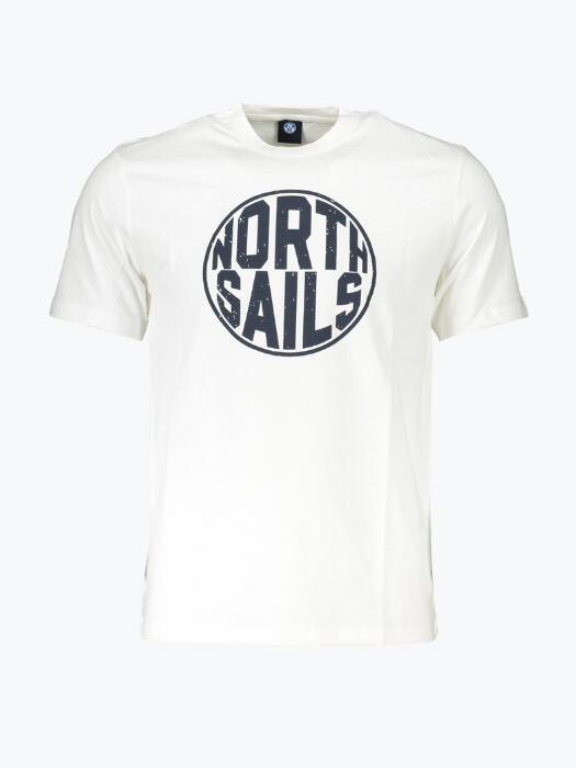 Tricou din bumbac cu imprimeu cu logo, Regular fit, North Sails