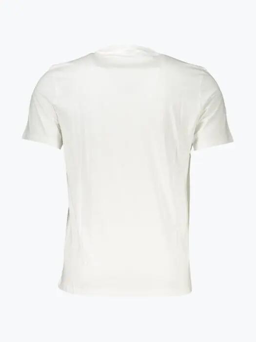 Tricou barbati cu decolteu la baza gatului si logo alb 2/2