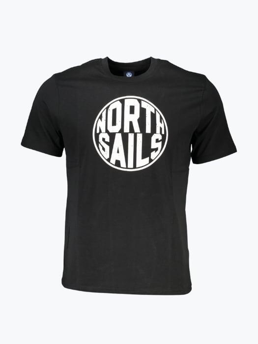 Tricou din bumbac cu imprimeu cu logo, Regular fit, North Sails