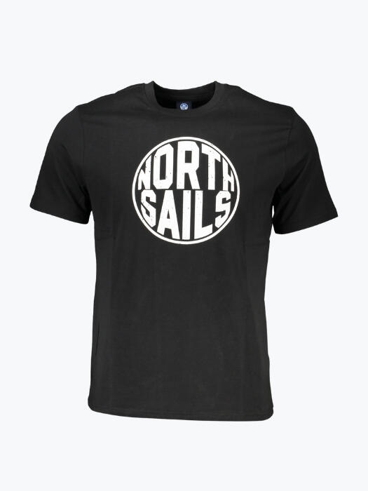 Tricou din bumbac cu imprimeu cu logo, Regular fit, North Sails