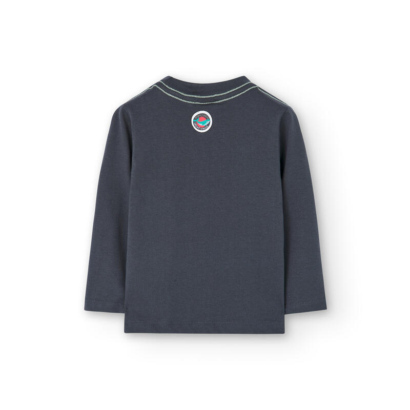 Camiseta Gimnasia Niño Boboli Gris