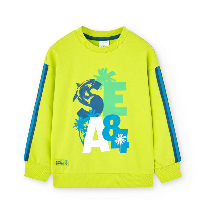 Sudadera Gimnasia Niño Boboli Verde