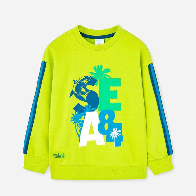 Sudadera Gimnasia Niño Boboli Verde