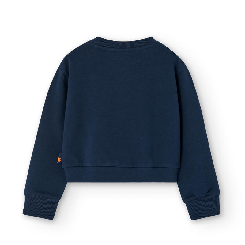 Sudadera Gimnasia Niña Boboli Azul