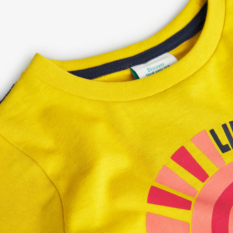 Camiseta Gimnasia Niño Boboli Amarillo