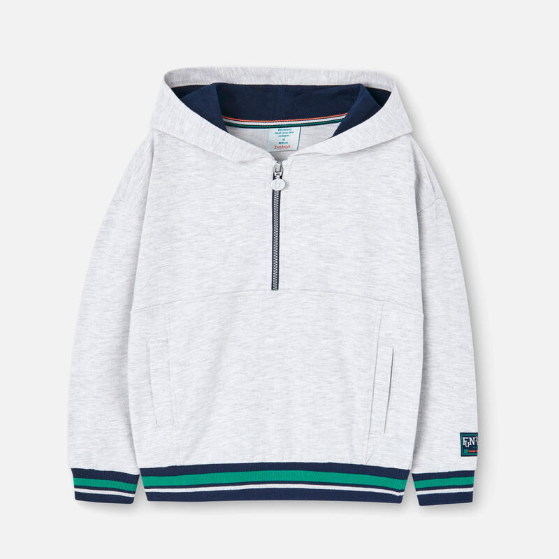 Sudadera Gimnasia Niño Boboli Gris