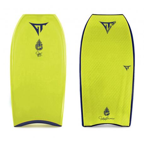 GT BOARDS Tabla de bodyboard GT, Filipa Broeiro, Limón/Limón 39"