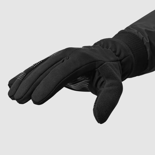 Gants vélo coupe-vent hiver Taille XL - RIDE 2 Noir