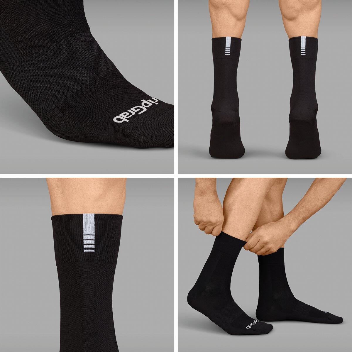 Gripgrab Lightweight Sl Regular Cut Summer Socks 3-pack Black - XS - (35-38) 2/6