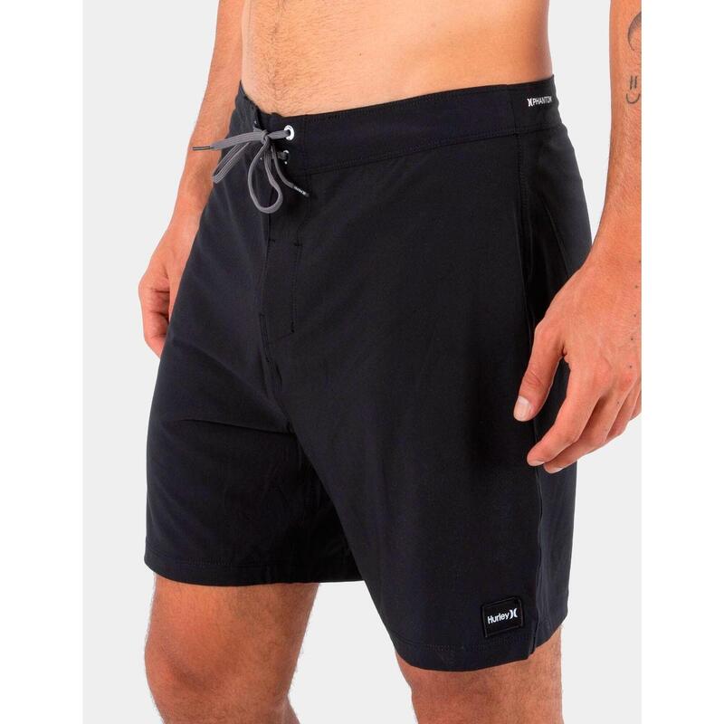 Bañadore Hombre Hurley  phantom o&o solid 18'  Negro