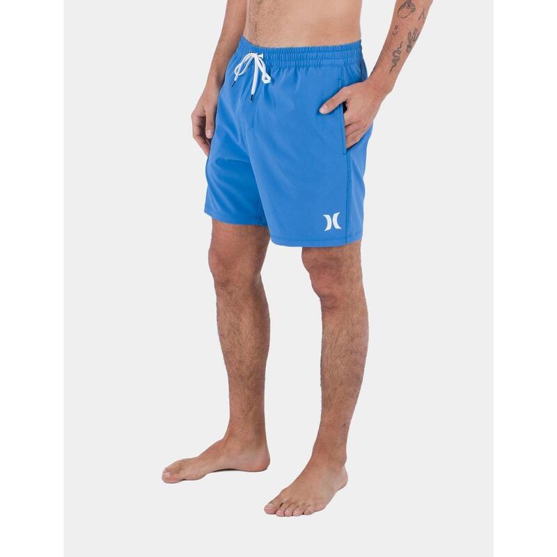 Bañador hombre Hurley One and only solid volley 17 Azul