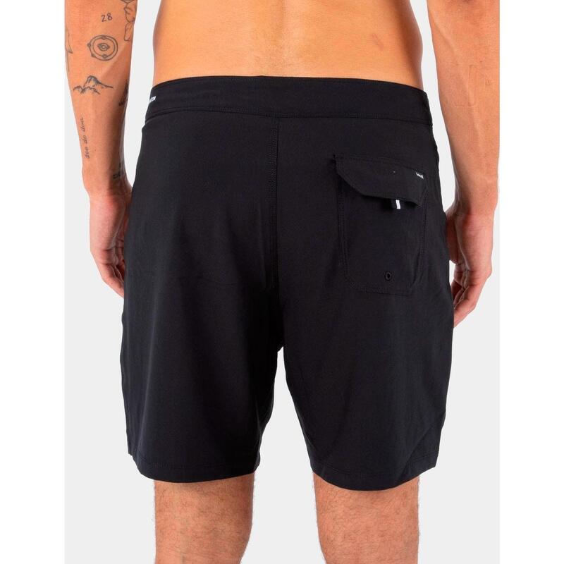 Bañadore Hombre Hurley  phantom o&o solid 18'  Negro