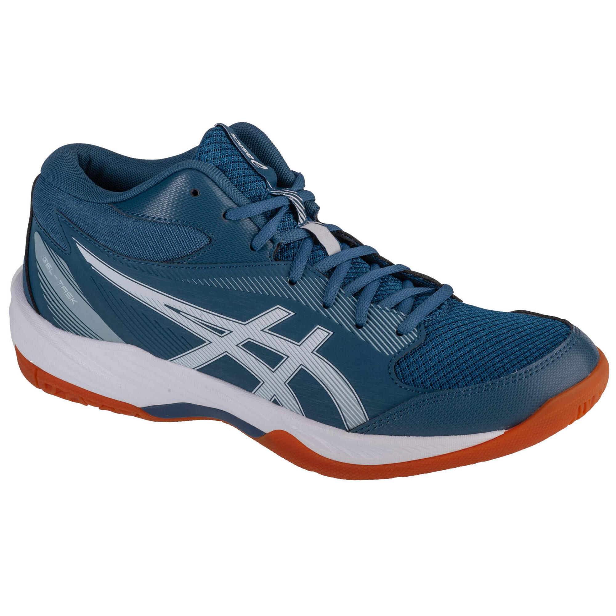 Asics - Chaussures De Volleyball Pour Hommes Gel-task Mt 4 - Chaussures De Sport - Blanc|bleu - 46 - Decathlon
