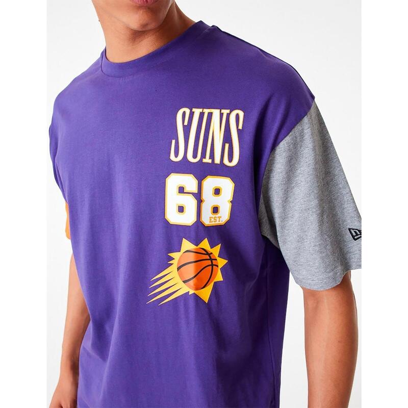 Camisetas para Hombre New era Sew phoenix suns Morado