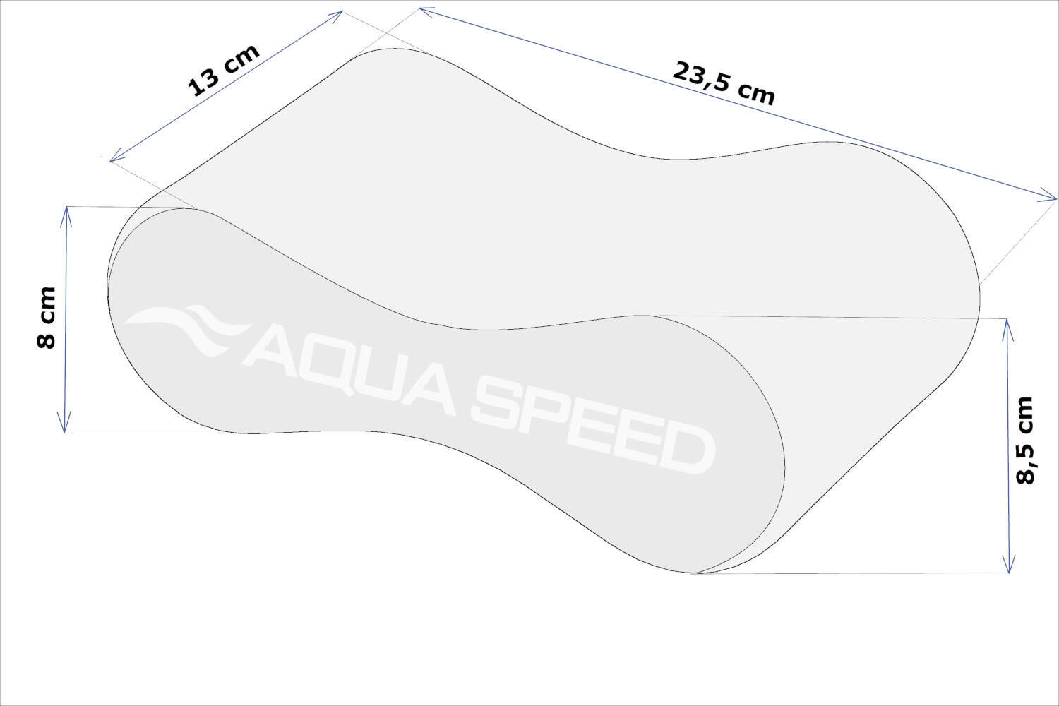 AQUA-SPEED zwemplank Acht "4" 2/5