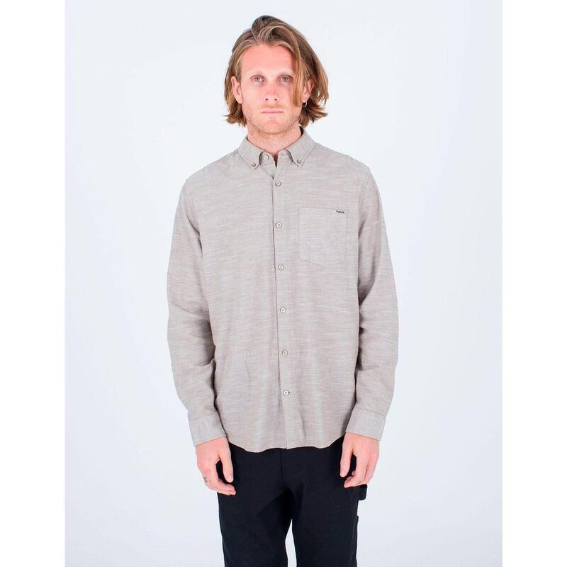 Camisa Hombre Hurley O&o stretch o&o stretch  Gris