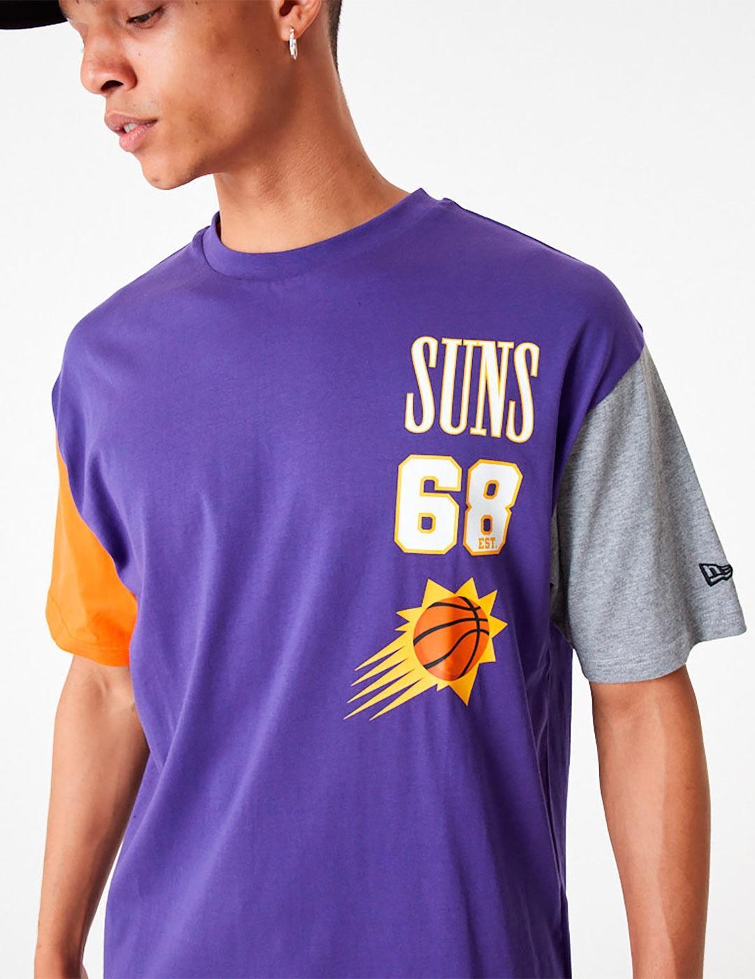 T-shirts pour hommes New Era Sew Phoenix Suns Violet 3/6