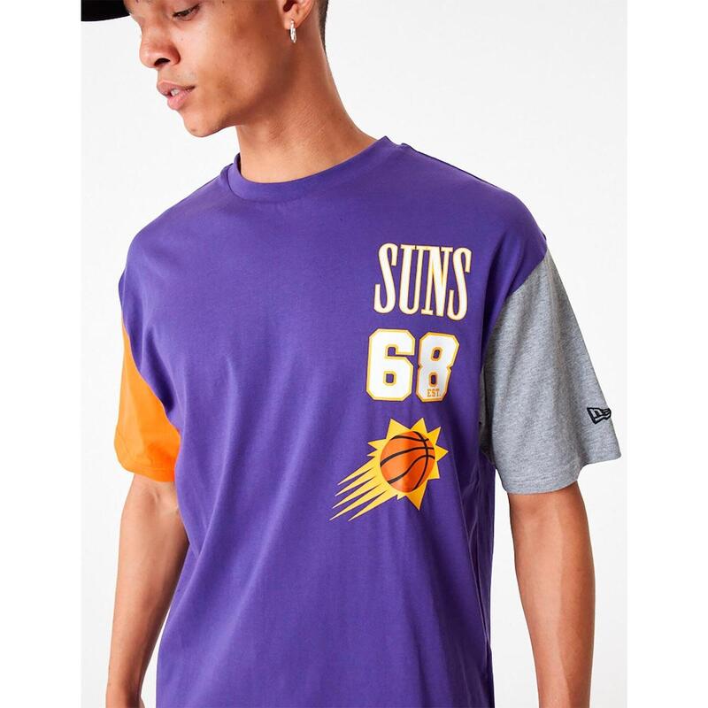 Camisetas para Hombre New era Sew phoenix suns Morado