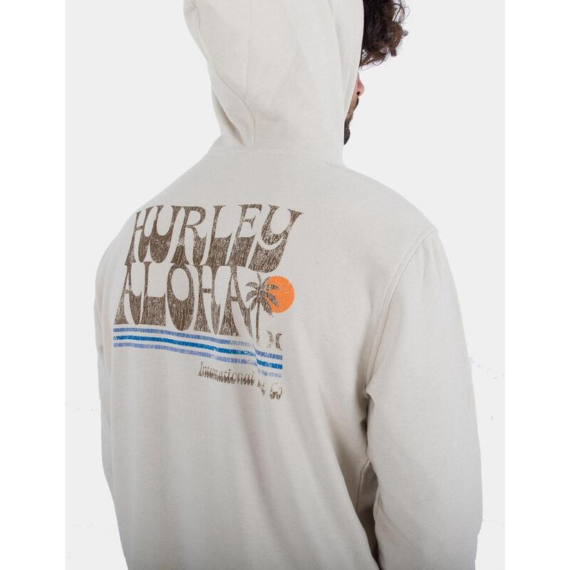 Sudadera Hombre Hurley  77 summer Beige