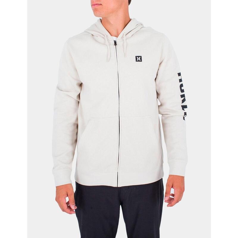 Sudadera Hombre Hurley  icon boxed Blanco