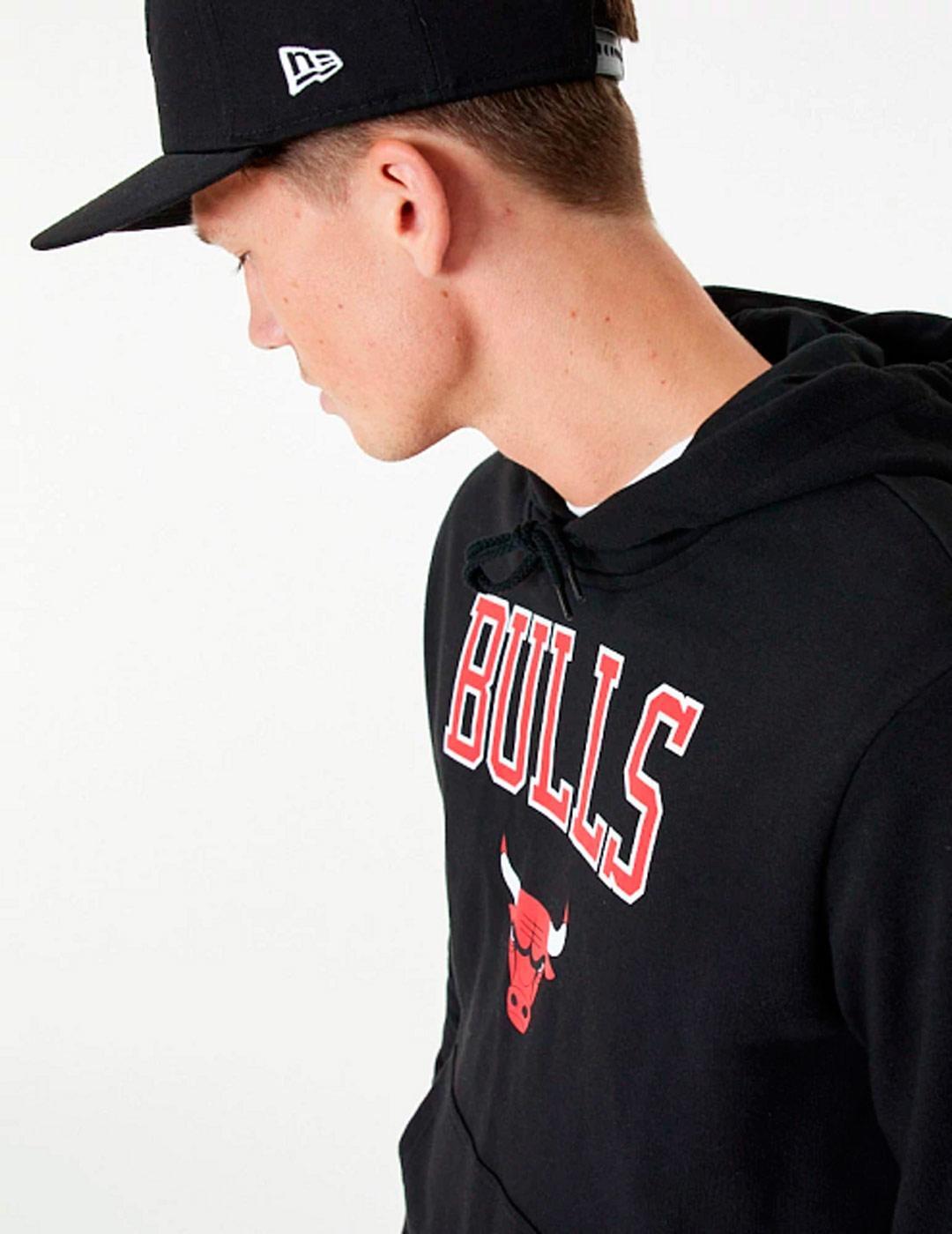 Sweat-shirts pour hommes New Era logo Chicago Bulls Noir 4/6