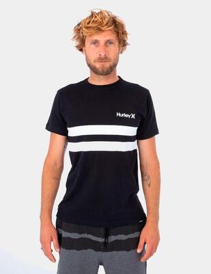 Camiseta Hombre Hurley oceancare block party Gris